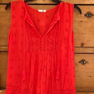 Short sleeve red/orange shirt